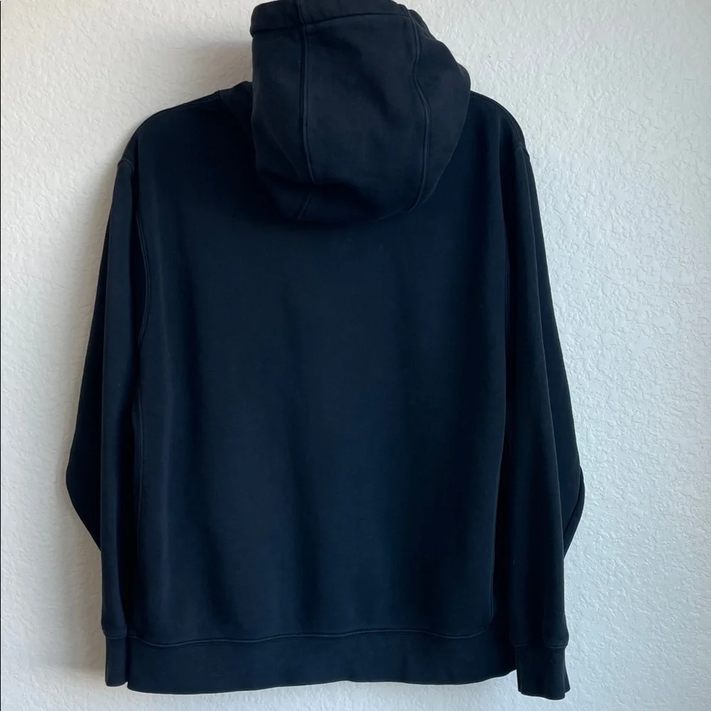 NIKE Men's Black Pullover Hoodie • Medium
